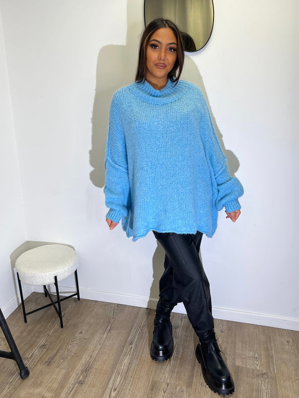 Pull oversize [ BLEU CIEL ]