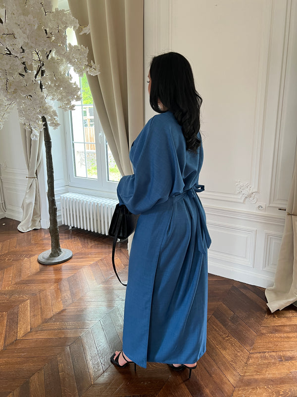 Robe lyn croisé [ BLEU ]