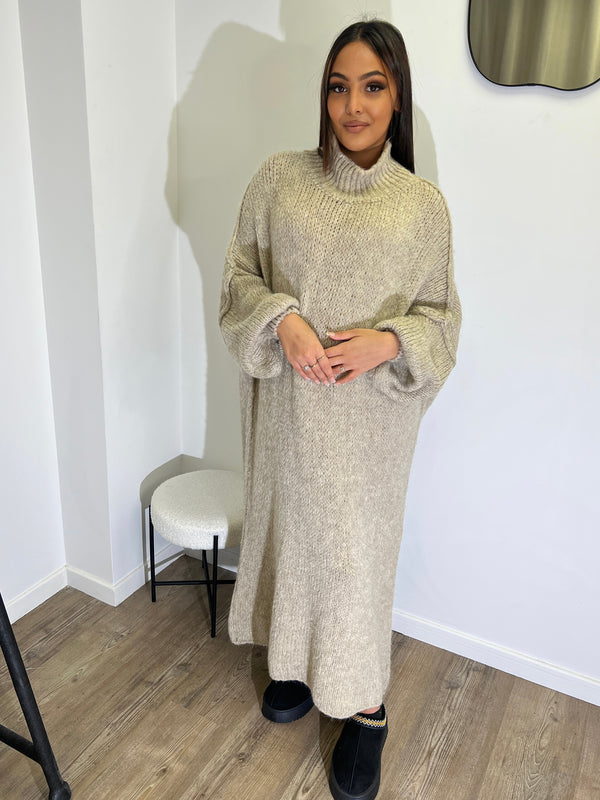 Robe pull oversize [ BEIGE ]