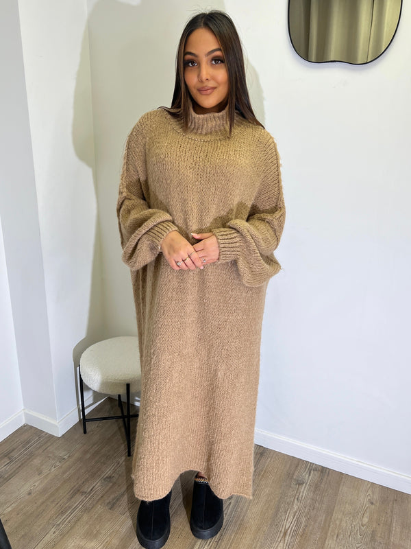 Robe pull oversize [ CAMEL ]