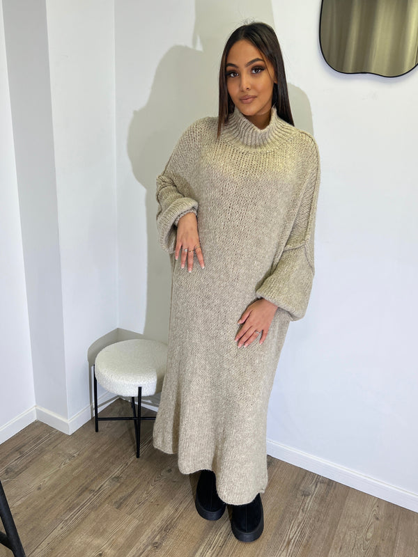 Robe pull oversize [ BEIGE ]