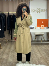 Trench bi-couleur