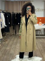 Trench bi-couleur